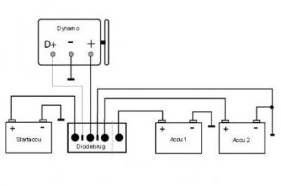 Diode separator 12V 120A Charging current distributor, simple - AB ...