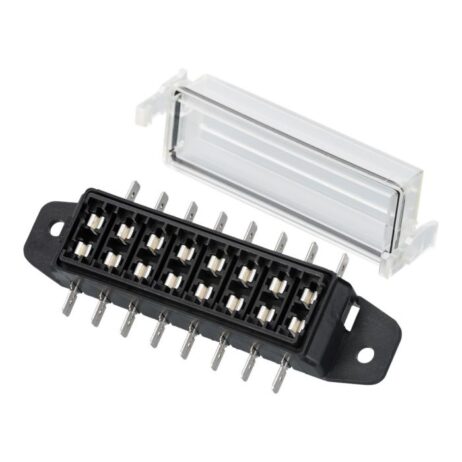 Fuse box 8x ATO surface mount / flat tab side connection