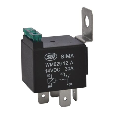 Relais 12V 30A met Zekering  30, 85, 86, 87