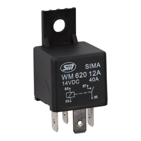 Relais 12V 40A maak  30, 85, 86, 87