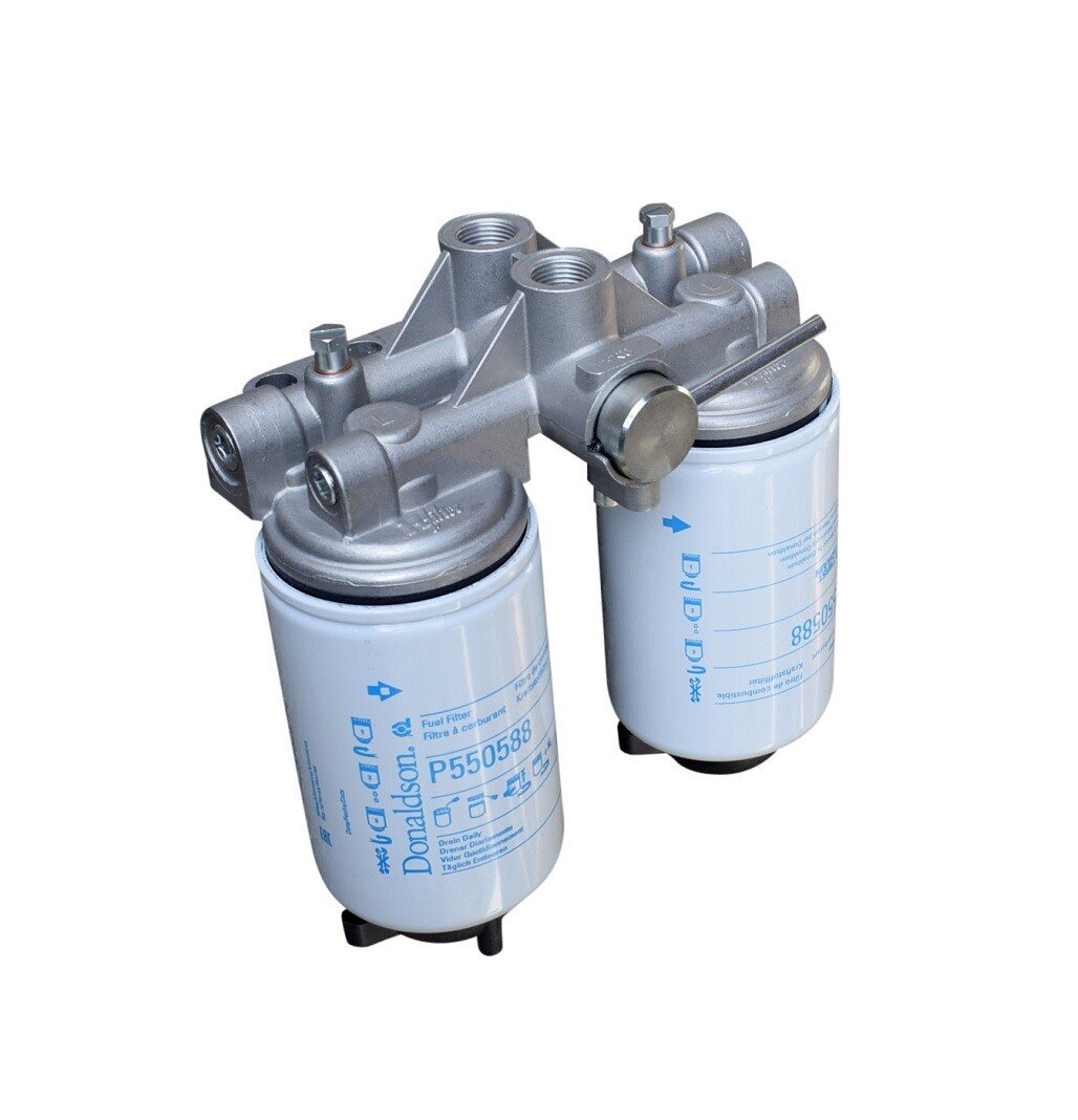 Switchable Diesel filter 114 L/h Filter head - AB Marine service