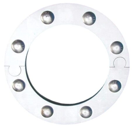 Mangat adapter en plaat 150mm RVS achteraf te installeren!