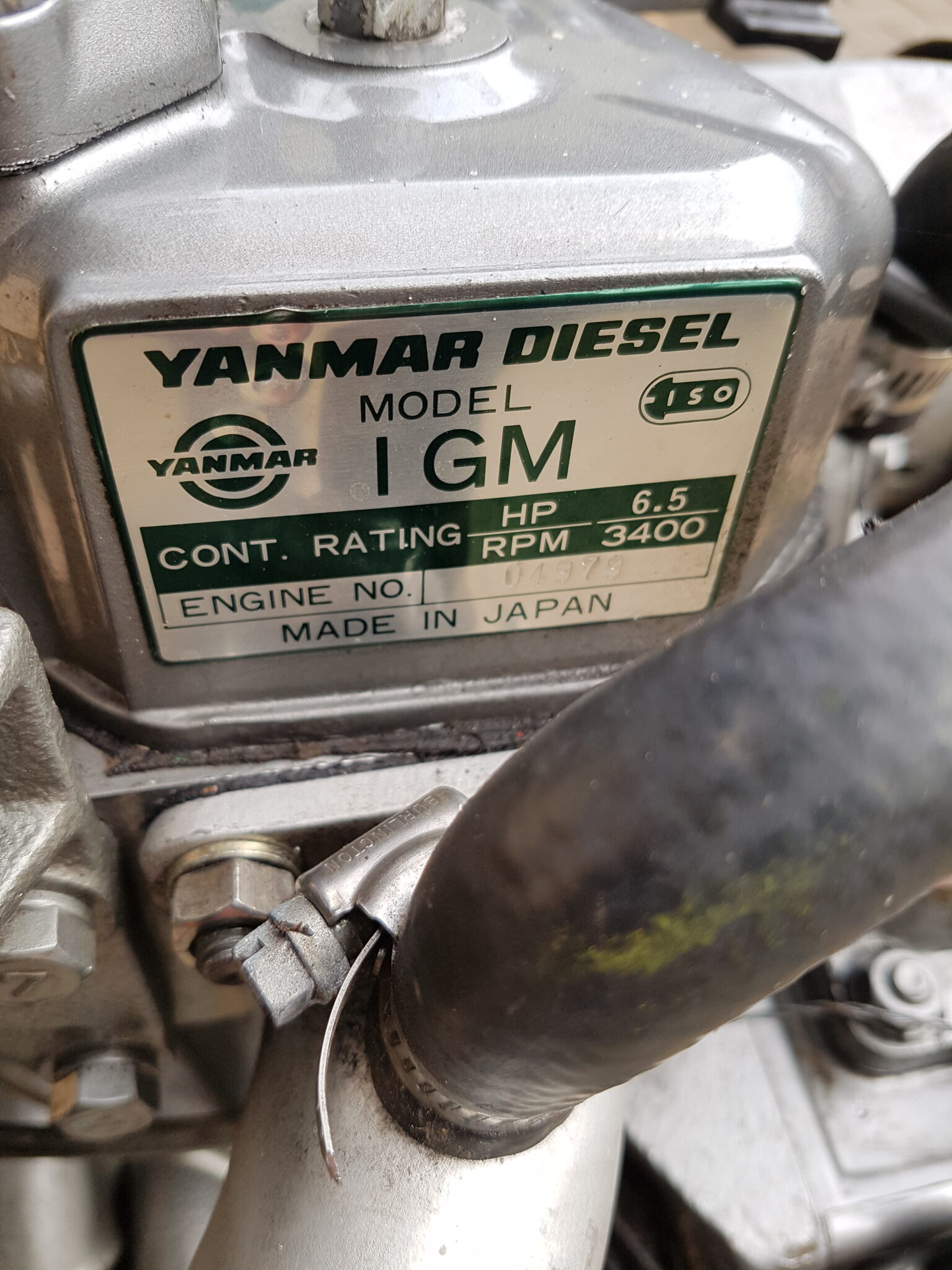 Yanmar 1GM 6.5pk binnenboordmotor - AB Marine service