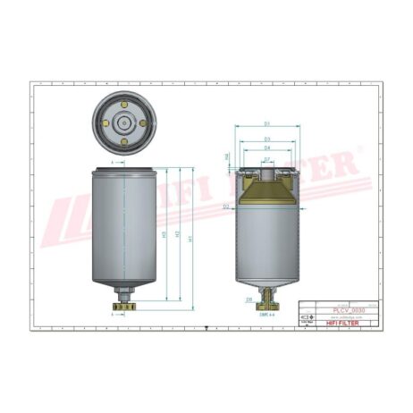 Hi-Fi filter SN30043 brandstoffilter - Afbeelding 2
