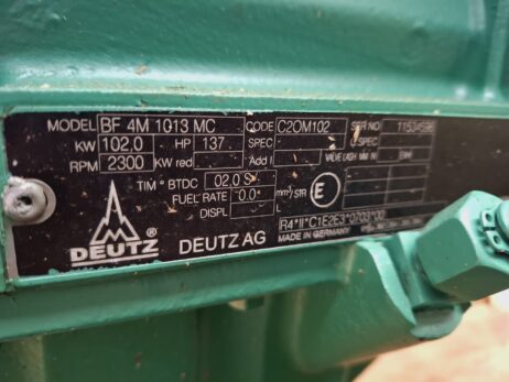 Volvo Penta D5a  (Deutz BF4M) Scheepsmotor 140Pk PRM keerkoppeling - Afbeelding 10