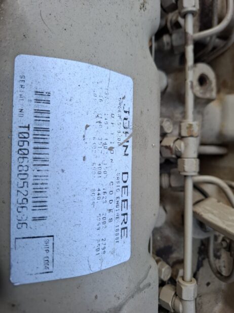 John Deere 6068 generator engine (for parts) - Image 7