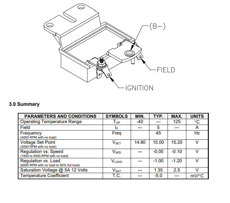 Replacing regulator SEV Marshall 14V Tripel-phase - AB Marine service