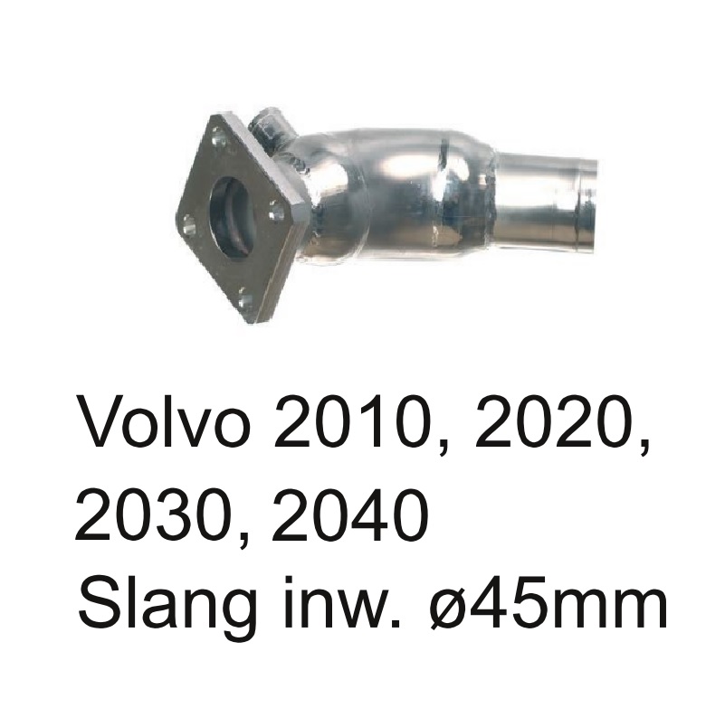 Exhaust injection elbow Volvo Penta MD2010, MD2020, MD2030 - AB