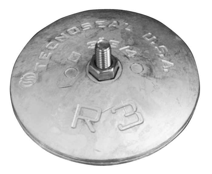 R3 Roer-anode 3 3/4" diameter, Aluminium