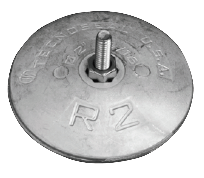 R2 Roer-anode 2 13/16" diameter x 1/2", Zink