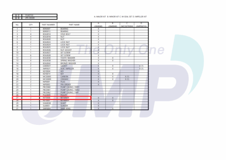 JMP Retainer 0006 for pump D7063 - Afbeelding 3