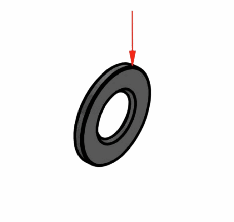 JMP Retainer 0008 for pump D3200