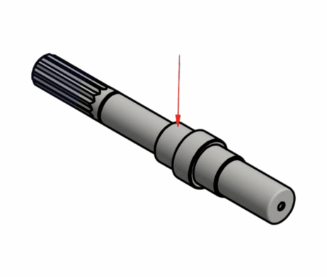 JMP Shaft 0158 for pump CT0440
