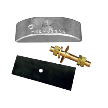 Plaat voor Stern CAP serie 230x80h40 1gats hardware, Zink