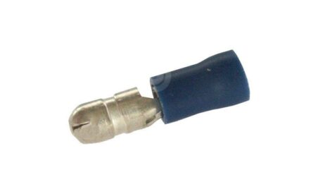 Cable lug/Amp plug 5 mm blue/male (per 100 pieces)