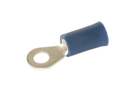 Kabelschuh/Verstärkerstecker 4 mm blau (100 Stück)