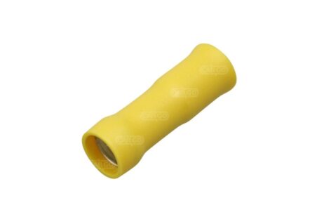 Cable lug/Amp plug 5 mm yellow/female (per 50 pieces)