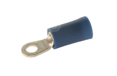 Kabelschoen/Amp stekker 3 mm blauw (per 100 stuks)