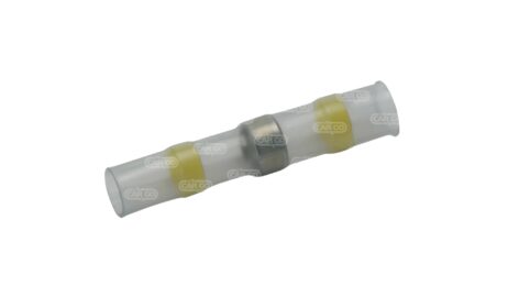 Kabelverbinder soldeer/krimpkous/geel (per 25 stuks)