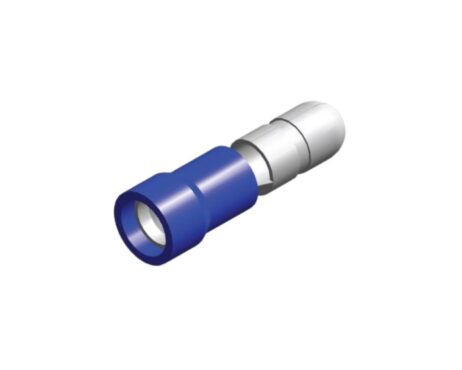 PVC Rundstecker 5 mm blau 1,5-2,5 mm² Verpackung 5 Stück