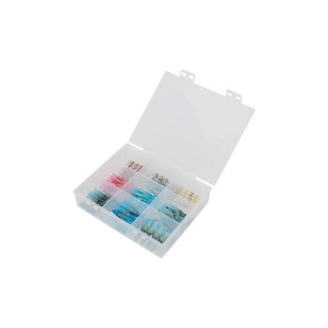 Connector assortment solder shrinkable 120-piece in plastic box