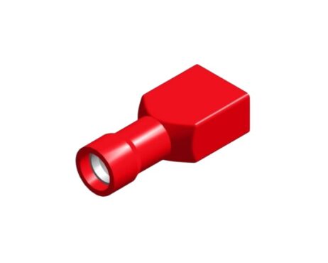 PVC huls 6.3X0.8 rood 0,5 - 1,5mm² verpakking 5 stuks