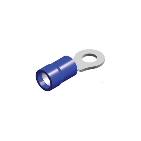 PVC ringtong M8 blauw 1,5-2,5 mm² verpakking 5 stuks