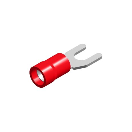 PVC vorktong M4 rood 0,5-1,5mm² verpakking 5 stuks