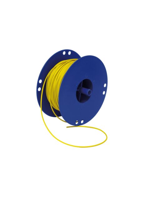 Car cable 0.75mm² Yellow VDS Reel per 100 meters
