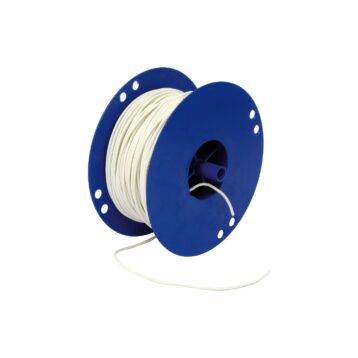 Car cable 0.75mm² White VDS Reel per 100 meters