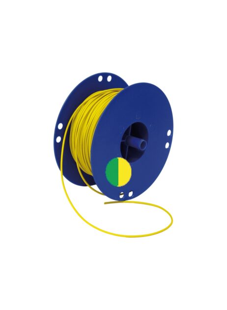 Car cable 1.0mm² Ge/Gro VDS Reel per 100 meters