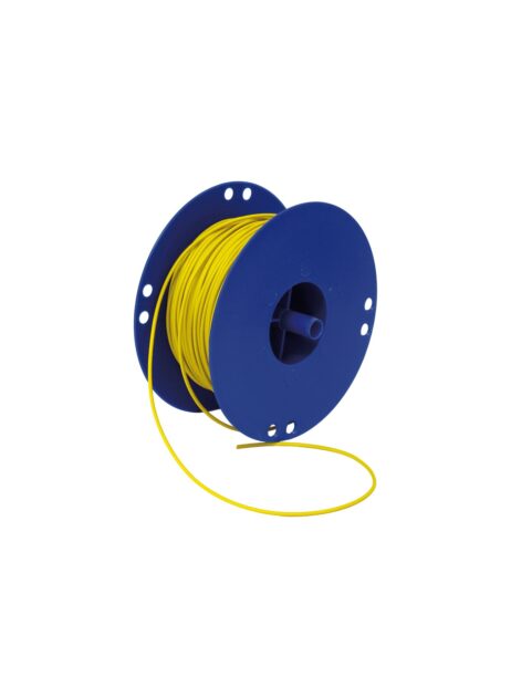 Autokabel 1.5mm² Geel FLK Haspel per 100 meter