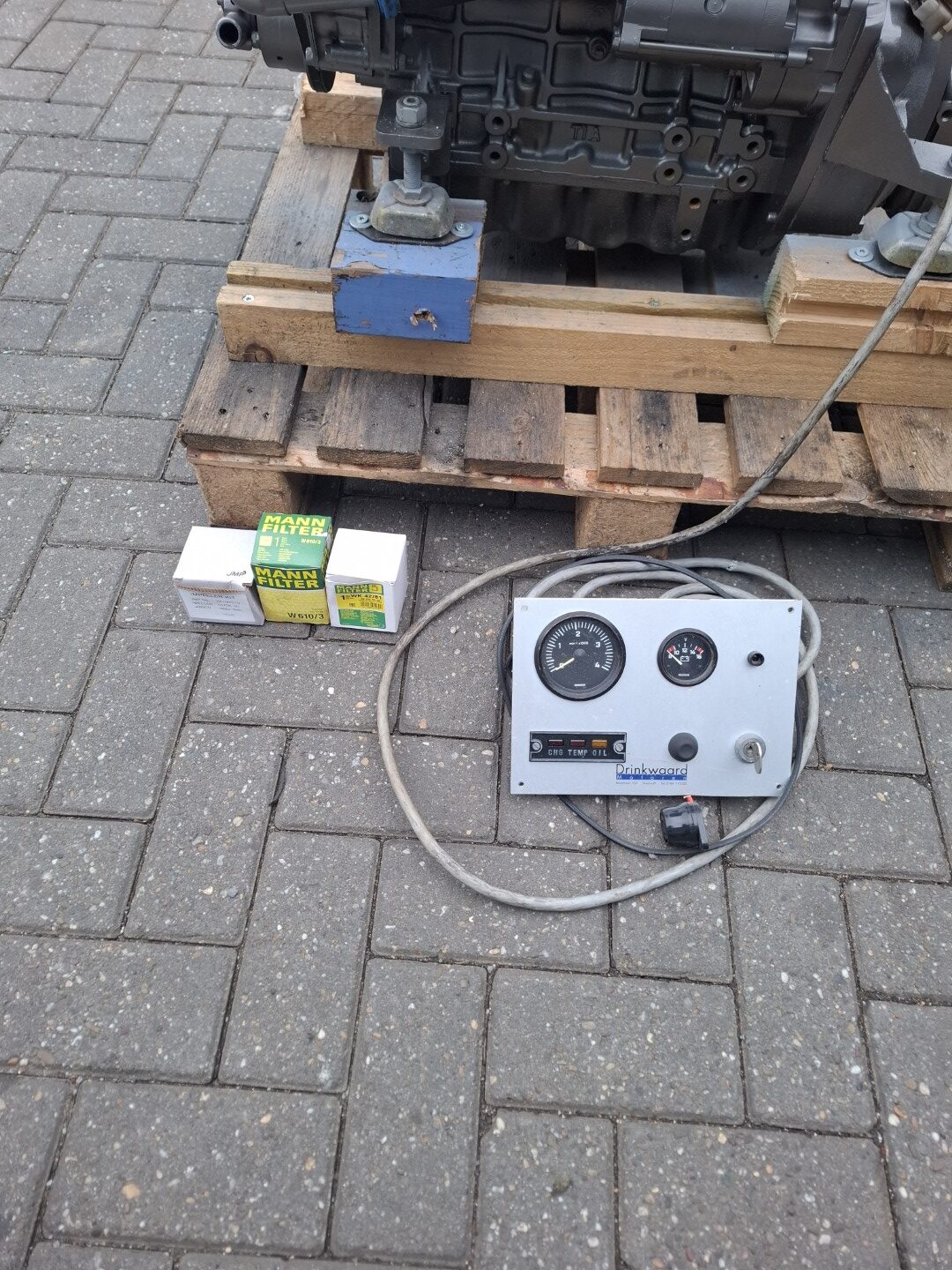 Mitsubishi S4L  35pk scheepsmotor met warmtewisselaar keerkoppeling - Afbeelding 11