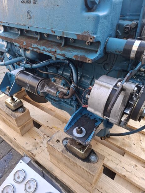 Sabb M4 (Mitsubishi S4E) 70 PS Schiffsmotor mit Wärmetauscher – Komplettmotor M4 295GRLB – Bild 11