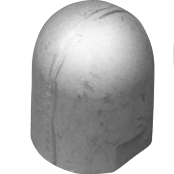 Renault cap nut anodes (with thread)