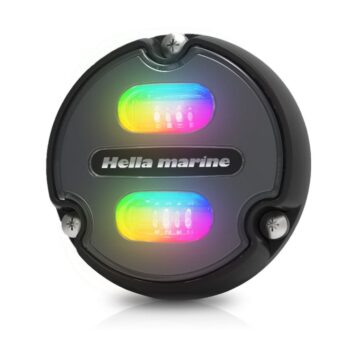 Apelo A1 led RGB zwarte plastic behuizing, houtskool lens Main Image