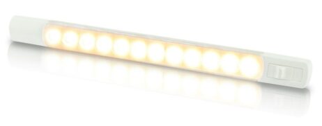 LED strip with switch 12 volt, warm white LEDs and sealed switch Main Image