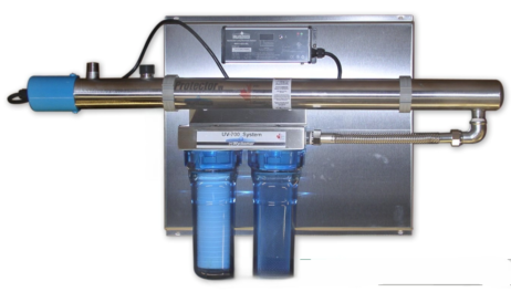 Set op RVS plaat 30L/min horizontaal Main Image