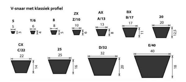 v snaren klassiek profiel