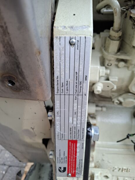 Cummins (2x)  6BT5.9M 150pk met keerkoppeling 24V kielkoeling Twin Disc MG5050 - Afbeelding 15