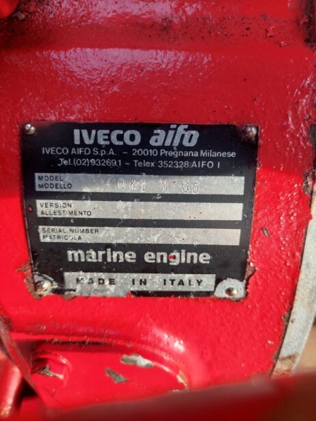 Iveco 8041 M35   80hp Marine engine Keel cooling - Image 2