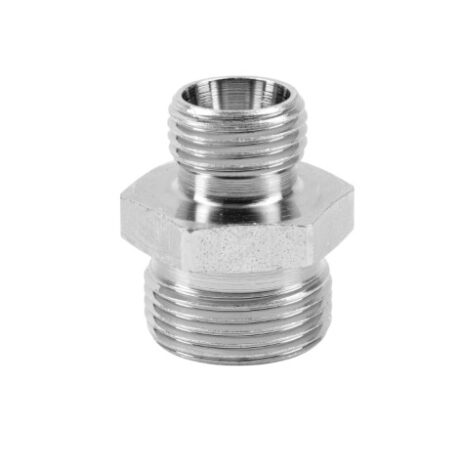 Reducer fitting M18x1.5 (12L) x M16x1.5 (10L) without cutting ring Male 24° cone