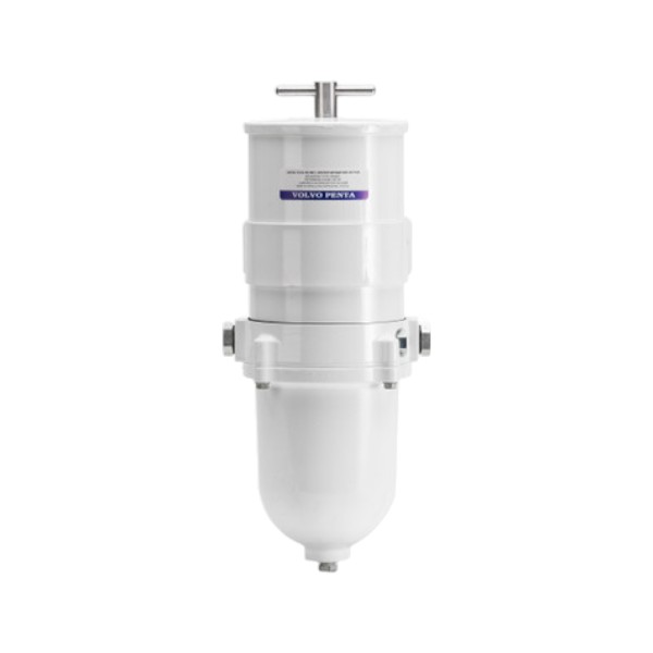 Volvo Penta fuel filter for diesel engines with white metal bowl - 877768