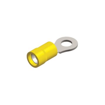 PVC ring tongue M6 yellow 4-6mm² packaging 25 pieces