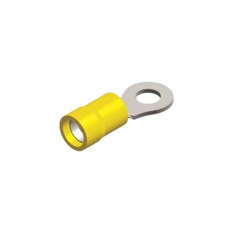 PVC ring tongue M6 yellow 4-6mm² packaging 25 pieces