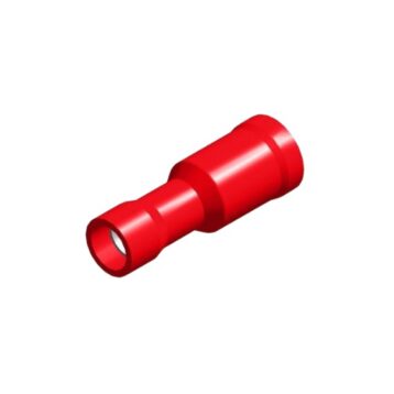 PVC sleeve 4mm red 0.5-1.5mm² packaging 25 pieces