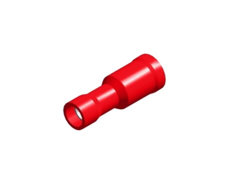 PVC huls 4mm rood 0,5-1,5mm² verpakking 25 stuks