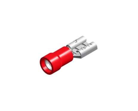 PVC sleeve 2.8X0.8 red 0.5-1.5mm² packaging 25 pieces