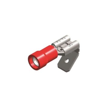 PVC huls 6.3X0.8 rood verpakking 25 stuks