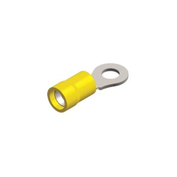 PVC ringtong M8 geel 4-6 mm² verpakking 25 stuks